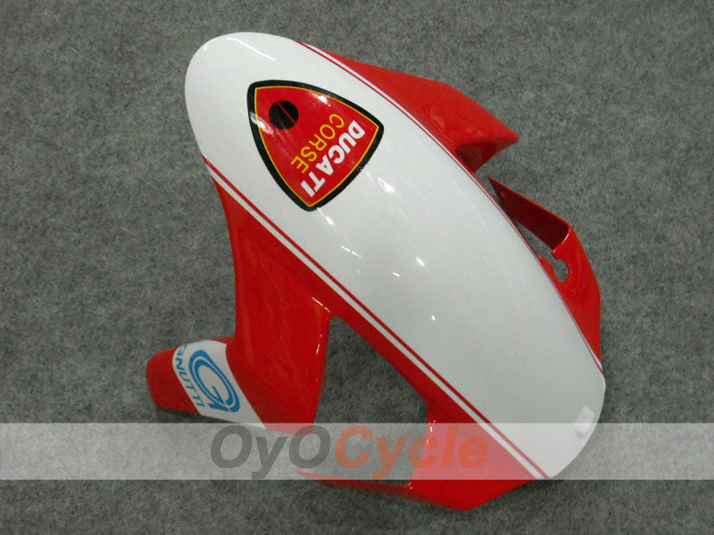 Einspritz-Verkleidungssatz für 03-04 Ducati 749 - Rot, Weiß - Xerox #OYO87902136