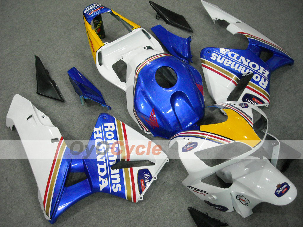 Einspritzverkleidungskit für CBR600RR 03-04 - Blau, Weiß - Rothmans #OYO87902553 Hauptbild