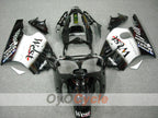Verkleidungssatz für Einspritzmodelle 00-01 NINJA ZX-12R - Weiß, Schwarz - West #OYO87903078