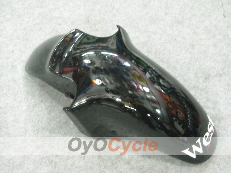 Verkleidungssatz für Einspritzmodelle 00-01 NINJA ZX-12R - Weiß, Schwarz - West #OYO87903078