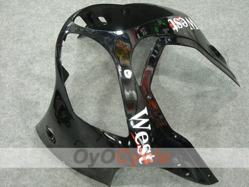 Verkleidungssatz für Einspritzmodelle 00-01 NINJA ZX-12R - Weiß, Schwarz - West #OYO87903078