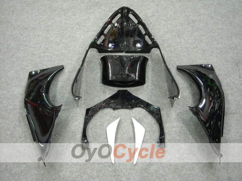 Verkleidungssatz für Einspritzmodelle 00-01 NINJA ZX-12R - Weiß, Schwarz - West #OYO87903078