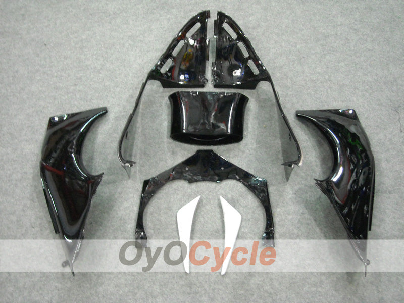 Verkleidungssatz für Einspritzmodelle 00-01 NINJA ZX-12R - Weiß, Schwarz - West #OYO87903078