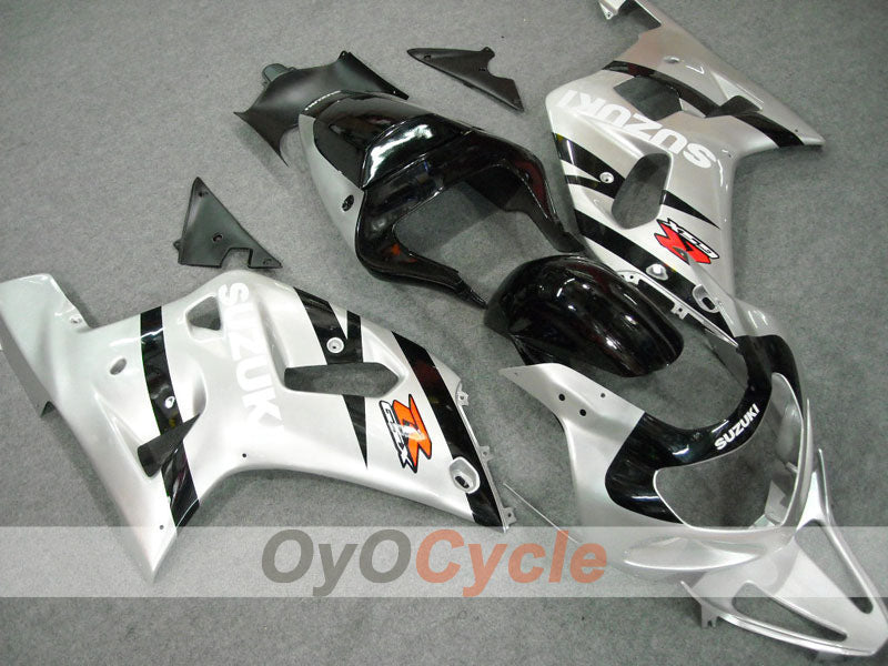 Einspritz-Verkleidungssatz für GSX R750 00-03 - Schwarz, Silber - Werksdesign #OYO87901080 Hauptbild