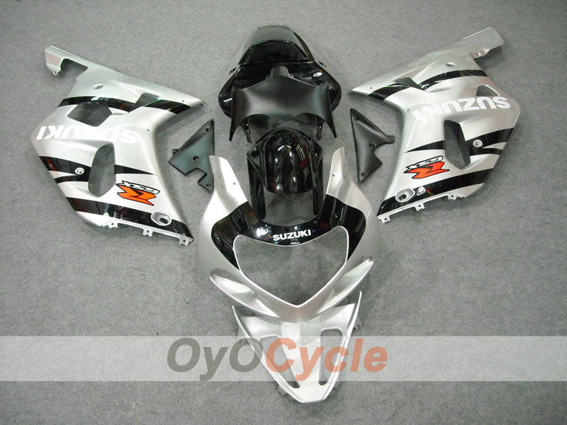 Einspritz-Verkleidungssatz für GSX R750 00-03 - Schwarz, Silber - Werksdesign #OYO87901080 Zweitbild