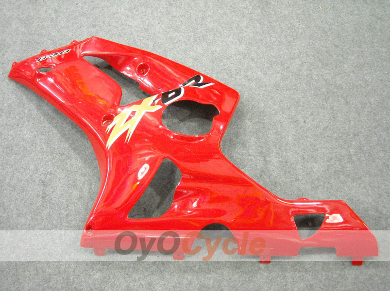 Spritzguss-Verkleidungssatz für NINJA ZX-6R 03-04 - Rot - Werksstil #OYO87901765