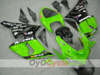 Spritzguss-Verkleidungssatz für 05-06 NINJA ZX-6R - Grün, Schwarz - Nakano #OYO87901887