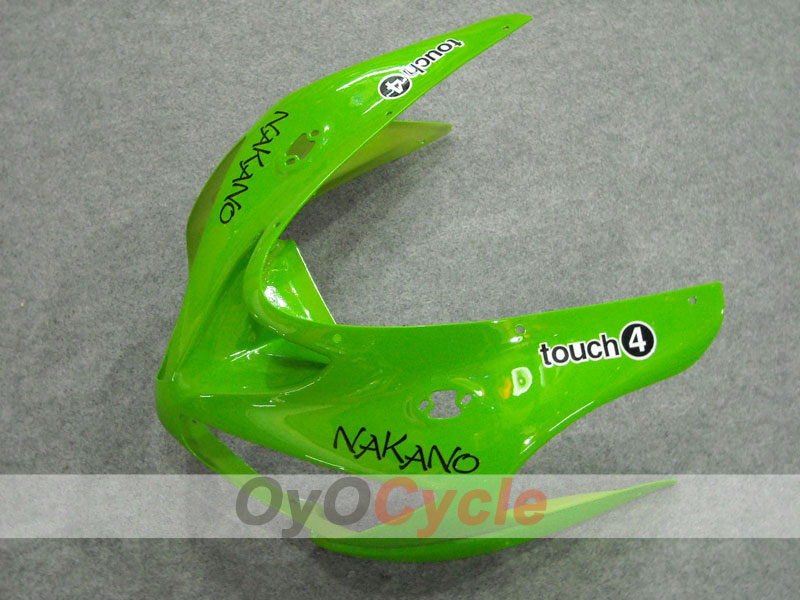 Spritzguss-Verkleidungssatz für 05-06 NINJA ZX-6R - Grün, Schwarz - Nakano #OYO87901887