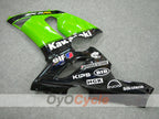 Spritzguss-Verkleidungssatz für 05-06 NINJA ZX-6R - Grün, Schwarz - Nakano #OYO87901887