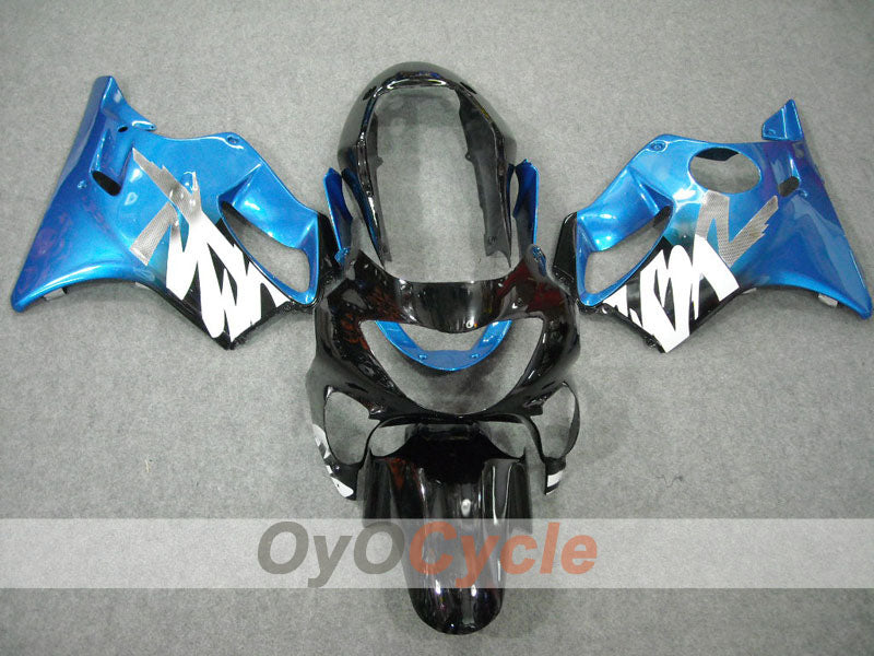 Einspritz-Verkleidungssatz für CBR600F4 99-00 - Blau, Schwarz - Werksdesign #OYO87900134