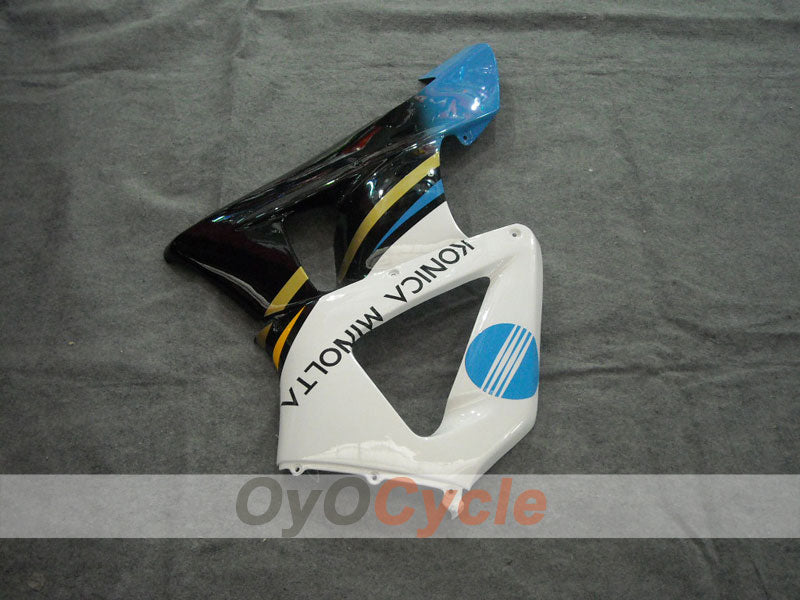 Einspritzverkleidungs-Kit für 00-01 CBR900RR 929 - Weiß, Schwarz - Konica Minolta #OYO87902845