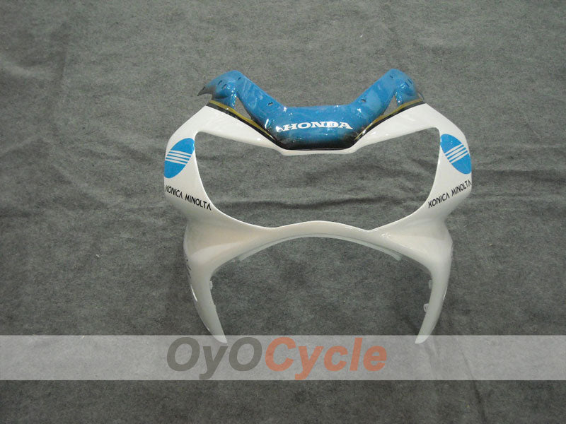 Einspritzverkleidungs-Kit für 00-01 CBR900RR 929 - Weiß, Schwarz - Konica Minolta #OYO87902845