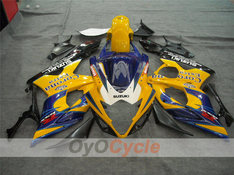 Spritzguss-Verkleidungssatz für 05-06 GSX R1000 - Gelb, Blau - Corona #OYO87901942 Hauptbild