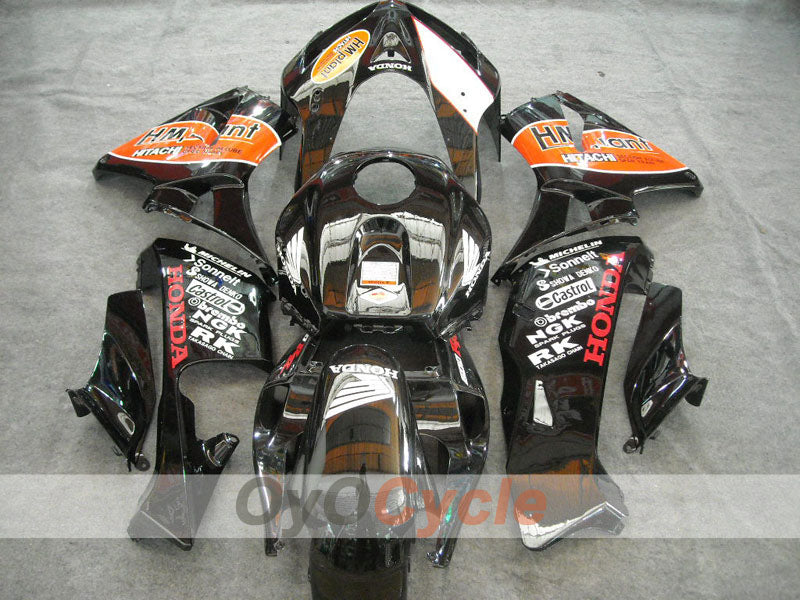 Verkleidungssatz für Einspritzermodelle 05-06 CBR600RR - Orange, Schwarz - Castrol, HM Plant #OYO87900252 Zweitbild