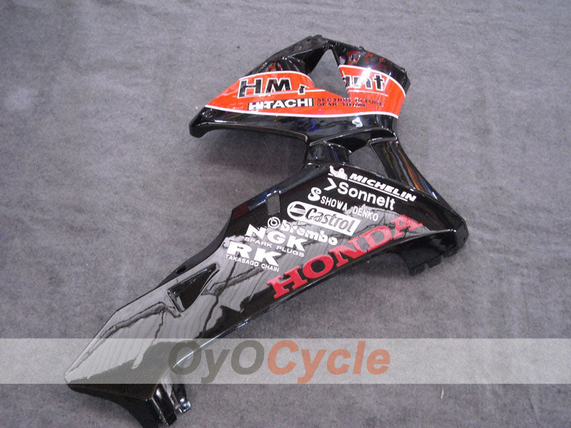 Verkleidungssatz für Einspritzermodelle 05-06 CBR600RR - Orange, Schwarz - Castrol, HM Plant #OYO87900252
