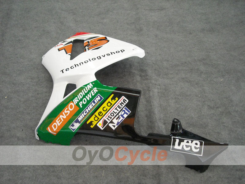 Einspritzverkleidungssatz für 03-04 CBR600RR - Rot, Weiß - Lee #OYO87902532