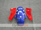 Verkleidungssatz aus Spritzguss für CBR600RR 03-04 - Rot, Blau - Castrol #OYO87902505