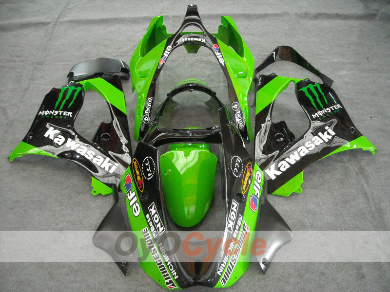 Verkleidungssatz für NINJA ZX-9R 00-01 - Grün, Schwarz - Monster #OYO87903030 Zweitbild