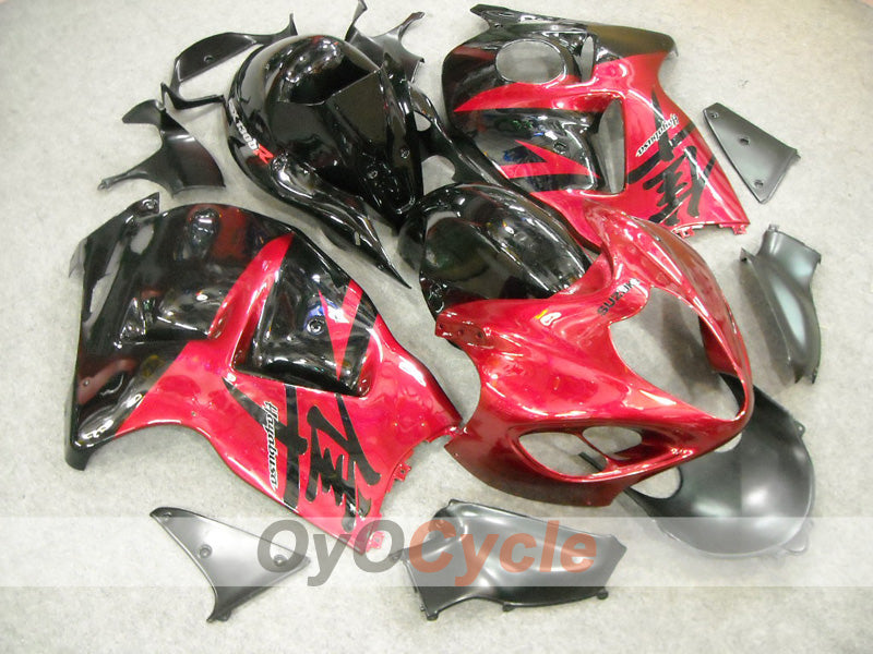 Einspritz-Verkleidungssatz für 99-07 GSXR1300 Hayabusa - Rot, Schwarz - Werksstil #OYO87902883 Hauptbild