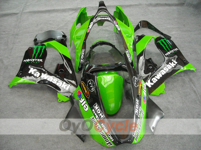 Verkleidungssatz für NINJA ZX-9R 00-01 - Grün, Schwarz - Monster #OYO87903030 Hauptbild