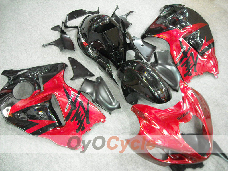 Einspritz-Verkleidungssatz für 99-07 GSXR1300 Hayabusa - Rot, Schwarz - Werksstil #OYO87902883 Zweitbild