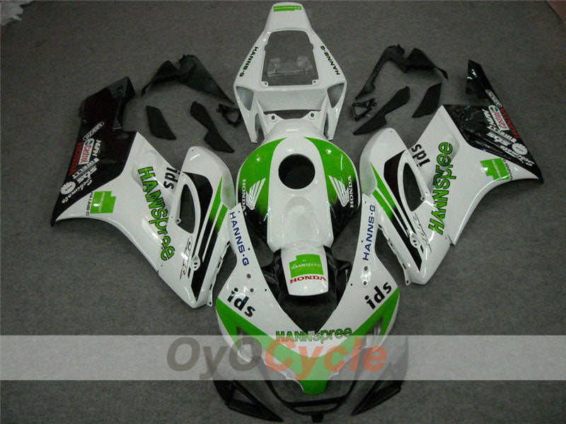Verkleidungssatz für Einspritzanlage für die CBR1000RR 06-07 - Grün, Weiß - HANN Spree #OYO87900607 Hauptbild
