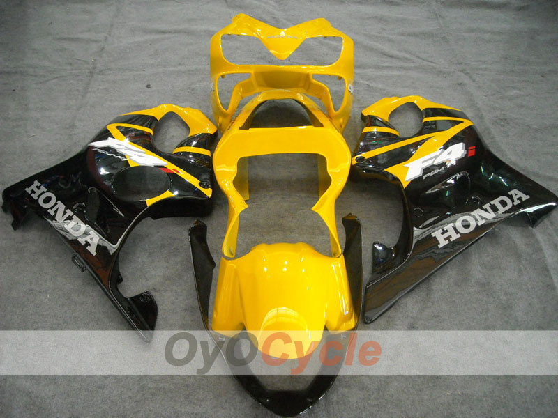 Einspritz-Verkleidungssatz für 01-03 CBR600F4i - Gelb, Schwarz - Werksdesign #OYO87900147 Zweitbild