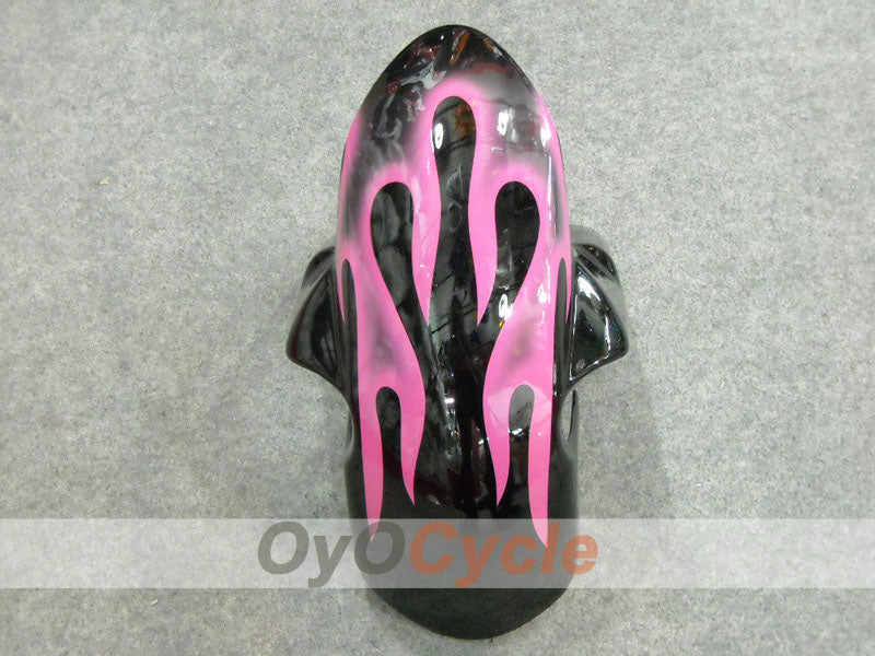 Verkleidungssatz für Einspritzanlage für 06-07 GSX R600 - Schwarz, Pink - Flamme #OYO87901493