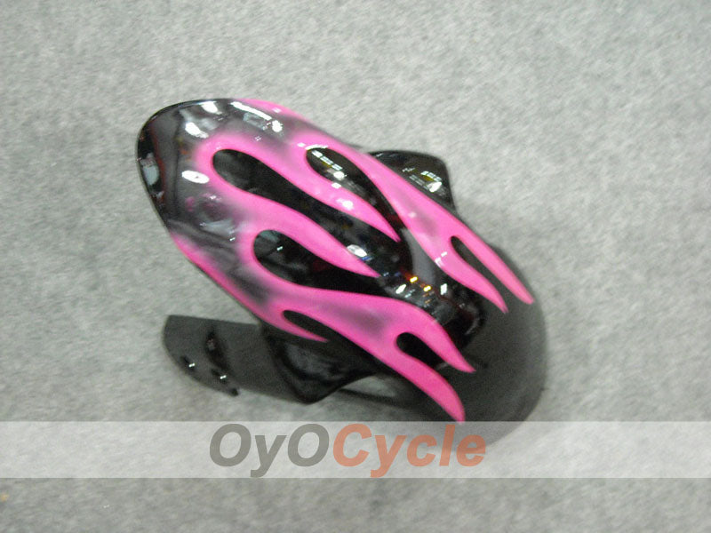 Verkleidungssatz für Einspritzanlage für 06-07 GSX R600 - Schwarz, Pink - Flamme #OYO87901493
