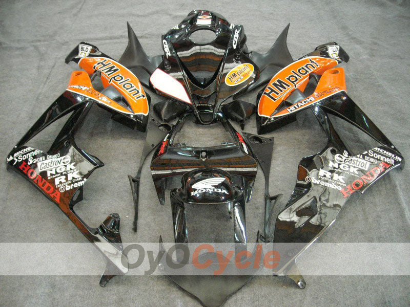 Verkleidungssatz für 07-08 CBR600RR - Orange, Schwarz - HM Plant #OYO87900364 Hauptbild