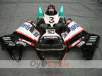 Verkleidungssatz für Einspritzermodelle der Ducati 998, 02-04 - Weiß, Schwarz - Sterilgarda #OYO87902308