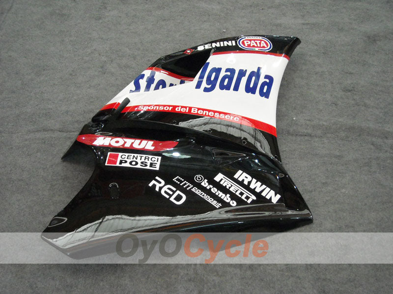Einspritz-Verkleidungskit für Ducati 748 von 94-02 - Weiß, Schwarz - Sterilgarda #OYO87902081