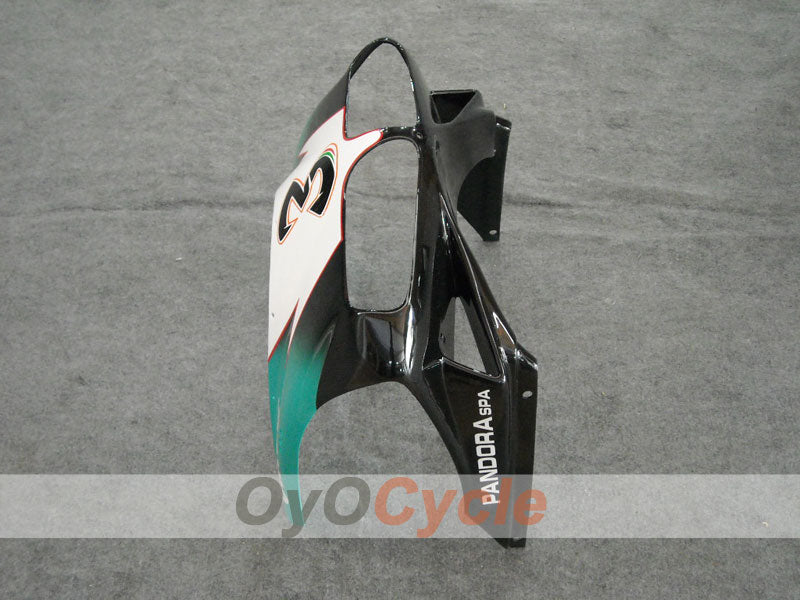 Verkleidungssatz für Einspritzermodelle der Ducati 998, 02-04 - Weiß, Schwarz - Sterilgarda #OYO87902308