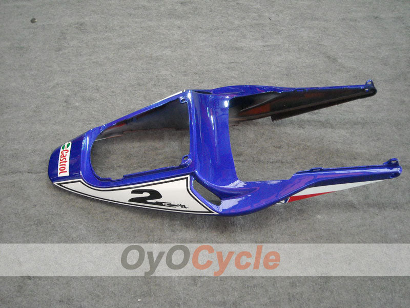 Verkleidungssatz aus Spritzguss für CBR600RR 03-04 - Rot, Blau - Castrol #OYO87902505