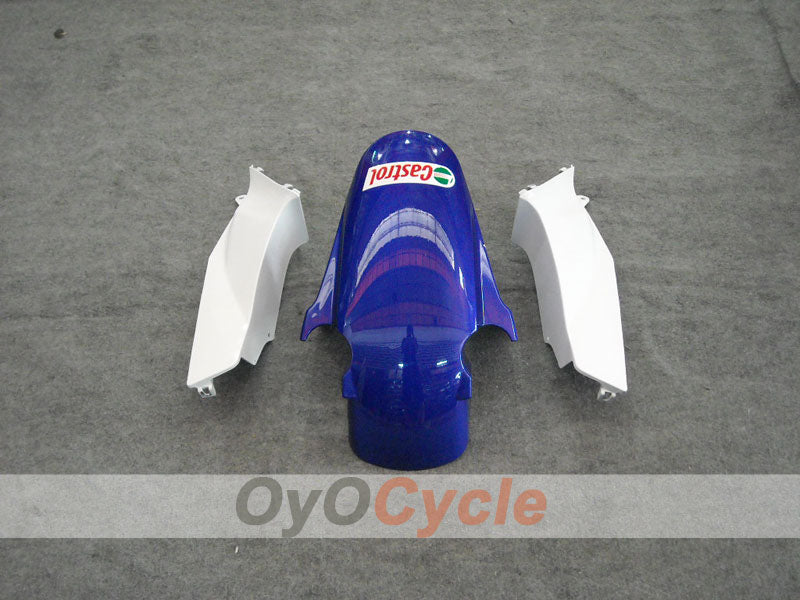 Verkleidungssatz aus Spritzguss für CBR600RR 03-04 - Rot, Blau - Castrol #OYO87902505