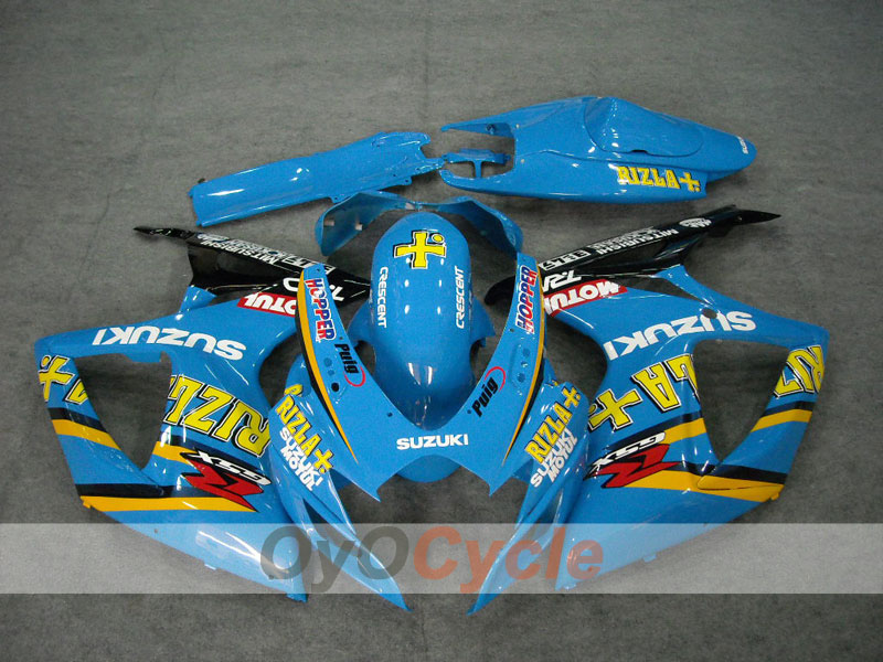 Einspritzverkleidungssatz für 06-07 GSX R750 - Blau - Rizla+ #OYO87901354 Hauptbild