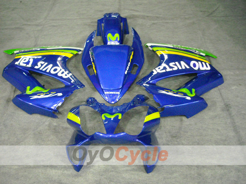 Einspritzverkleidungs-Kit für 02-13 VFR800 - Gelb, Blau - Movistar #OYO87902837 Hauptbild