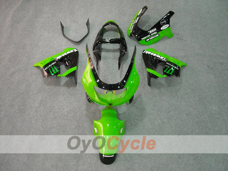 Verkleidungssatz für NINJA ZX-9R 98-99 - Grün, Schwarz - Monster #OYO87903016 Hauptbild