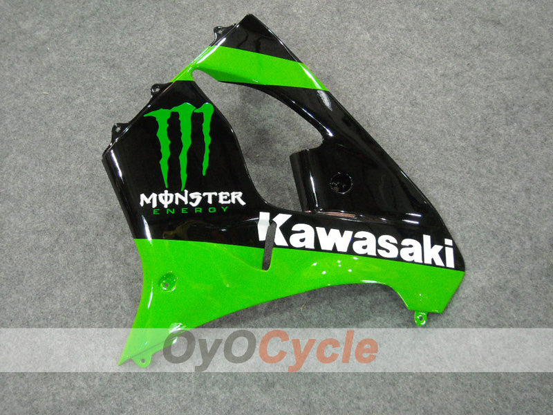 Verkleidungssatz für NINJA ZX-9R 98-99 - Grün, Schwarz - Monster #OYO87903016