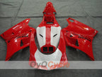 Einspritzverkleidungs-Kit für Ducati 996, Baujahr 99-02 - Rot, Weiß - Werksstil #OYO87902199