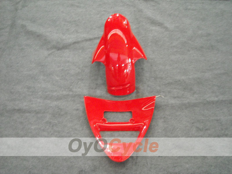 Einspritzverkleidungs-Kit für Ducati 996, Baujahr 99-02 - Rot, Weiß - Werksstil #OYO87902199