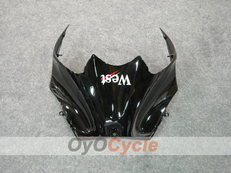 Spritzguss-Verkleidungssatz für 06-11 NINJA ZX-14R - Schwarz - West #OYO87902024