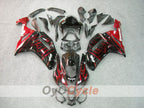 Spritzguss-Verkleidungssatz für 07-08 NINJA ZX-6R - Rot, Schwarz - Flame #OYO87901934