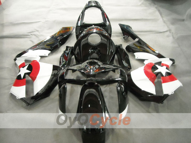 Einspritzverkleidungssatz für 05-06 CBR600RR - Weiß, Schwarz - Werksstil #OYO87900285 Hauptbild