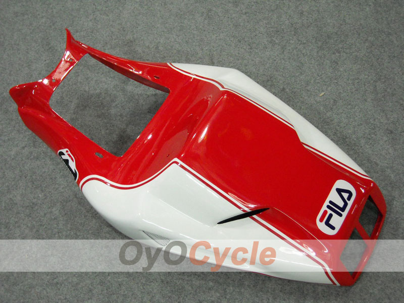 Einspritzverkleidungssatz für Ducati 996, 99-02 - Rot, Blau - FILA #OYO87902217