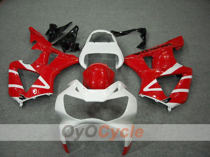 Einspritzverkleidungssatz für 00-01 CBR900RR 929 - Rot, Weiß - Werksstil #OYO87902849