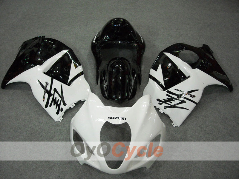 Einspritz-Verkleidungssatz für 99-07 GSXR1300 Hayabusa - Weiß, Schwarz - Werksstil #OYO87902882 Zweitbild