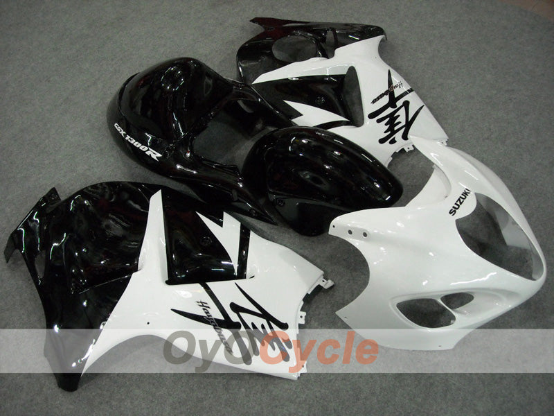 Einspritz-Verkleidungssatz für 99-07 GSXR1300 Hayabusa - Weiß, Schwarz - Werksstil #OYO87902882 Hauptbild