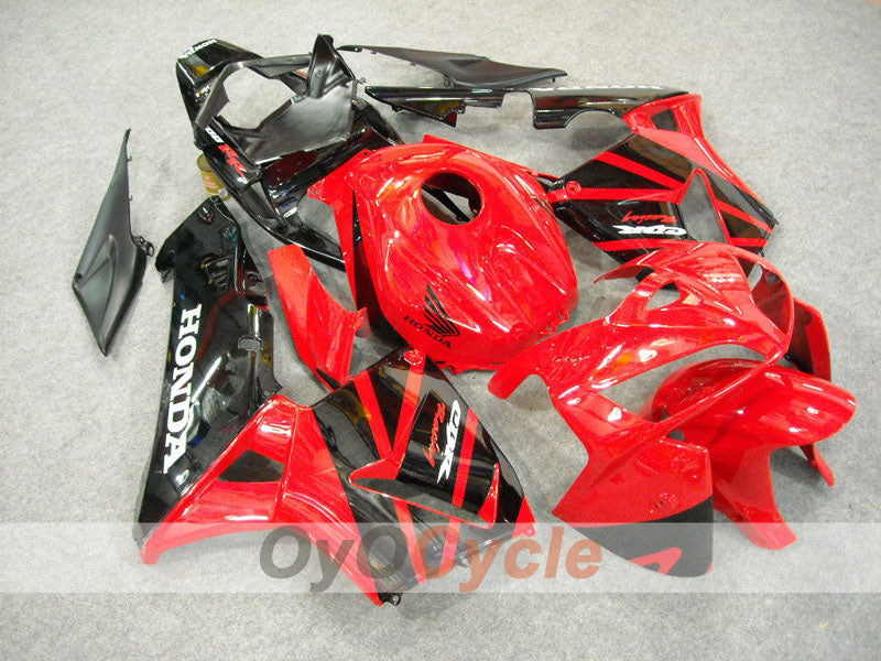 Einspritzverkleidungssatz für 05-06 CBR600RR - Rot, Schwarz - Werksstil #OYO87900283