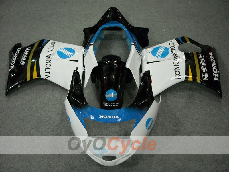 Einspritzverkleidungs-Kit für 96-07 CBR1100XX - Weiß, Schwarz - Konica Minolta, MICHELIN #OYO87902840 Zweitbild